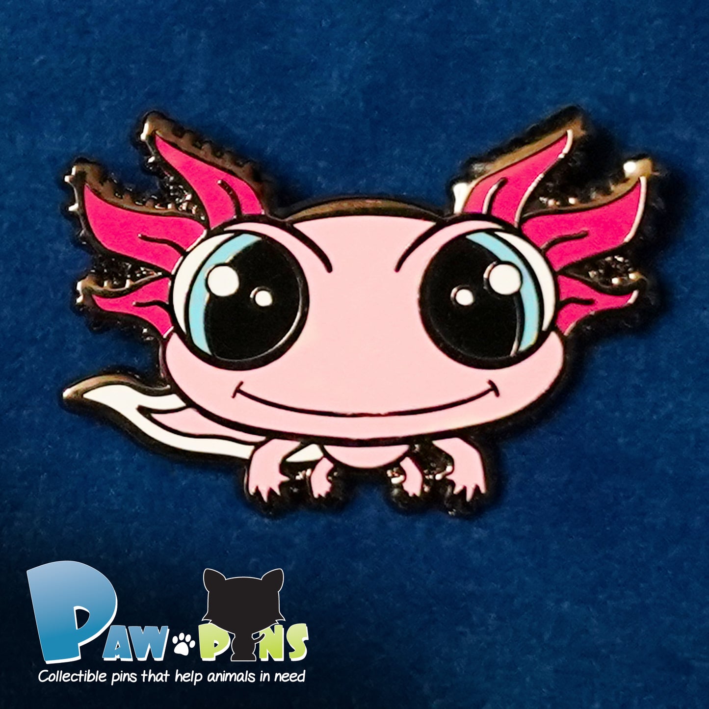 Ashley the Axolotl - Hard Enamel Pin