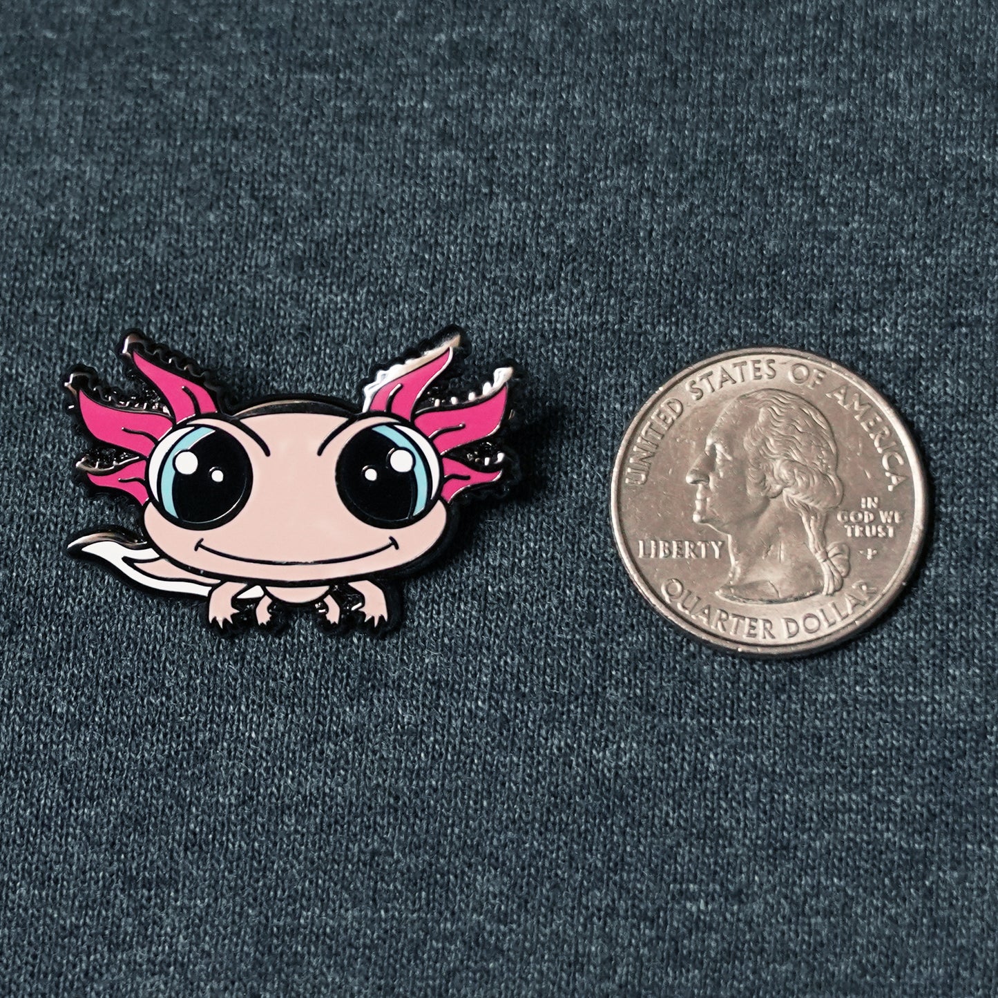Ashley the Axolotl - Hard Enamel Pin