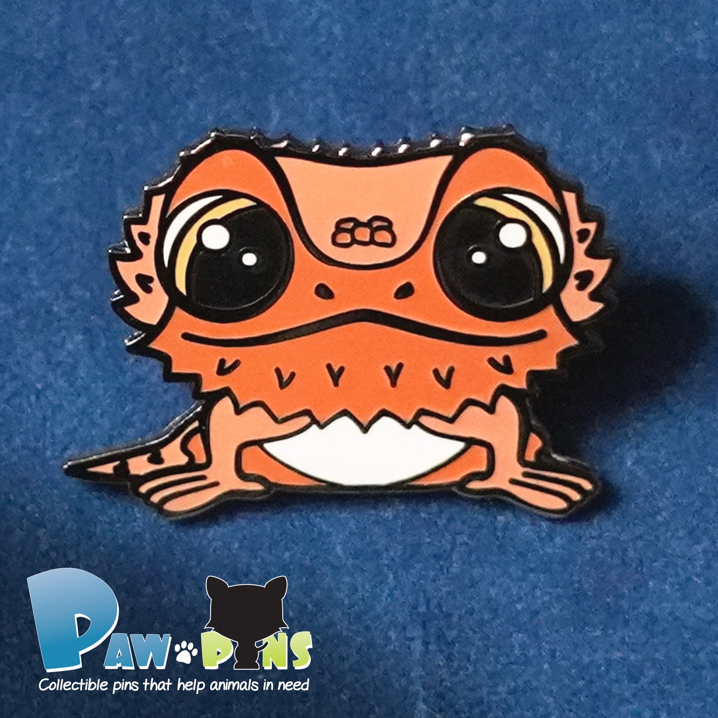 Barnabas the Bearded Dragon - Hard Enamel Pin