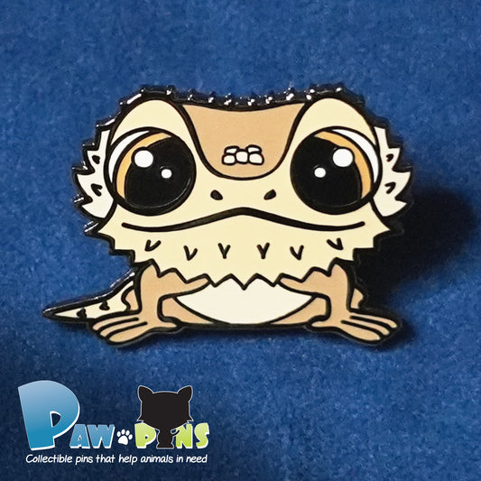 Barnabas the Bearded Dragon - Hard Enamel Pin