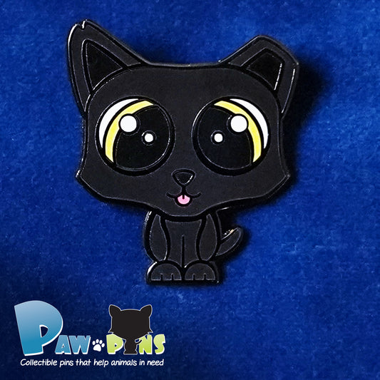 Bosco the Black Cat - Hard Enamel Pin
