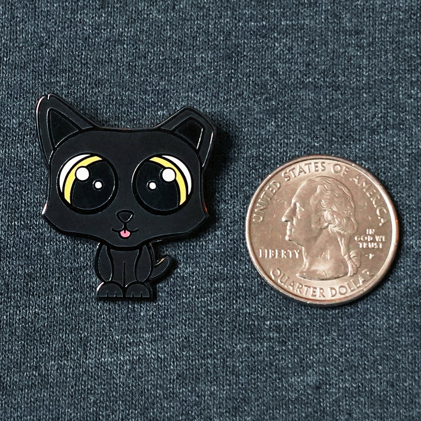 Bosco the Black Cat - Hard Enamel Pin