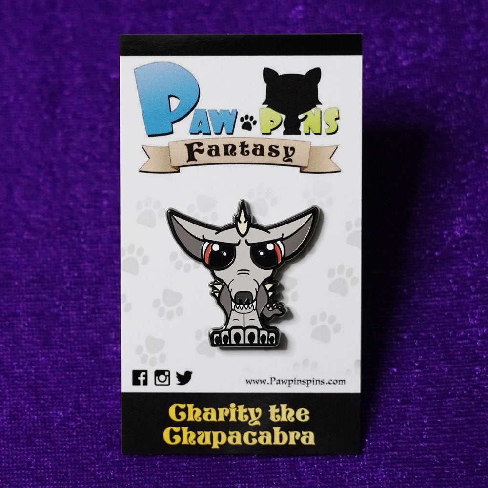 Charity the Chupacabra - Hard Enamel Pin
