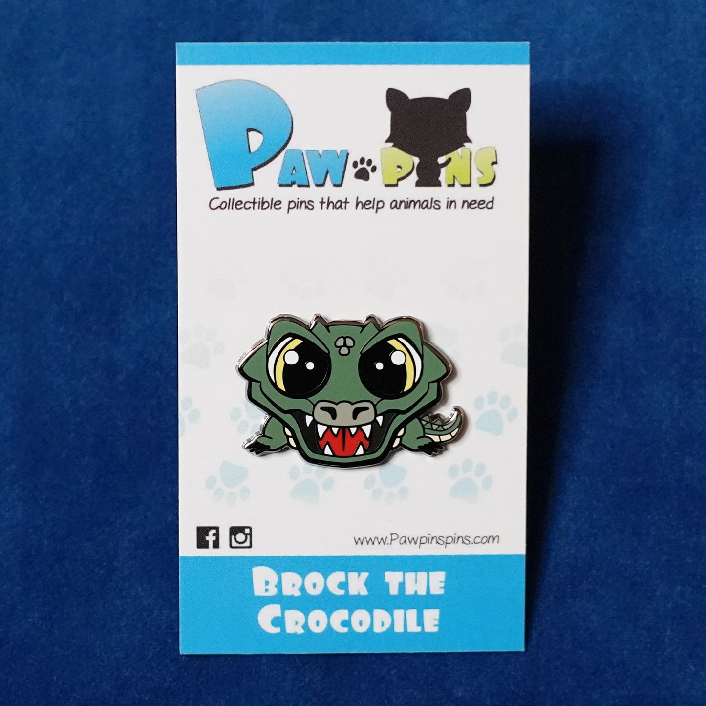 Brock the Crocodile - Hard Enamel Pin