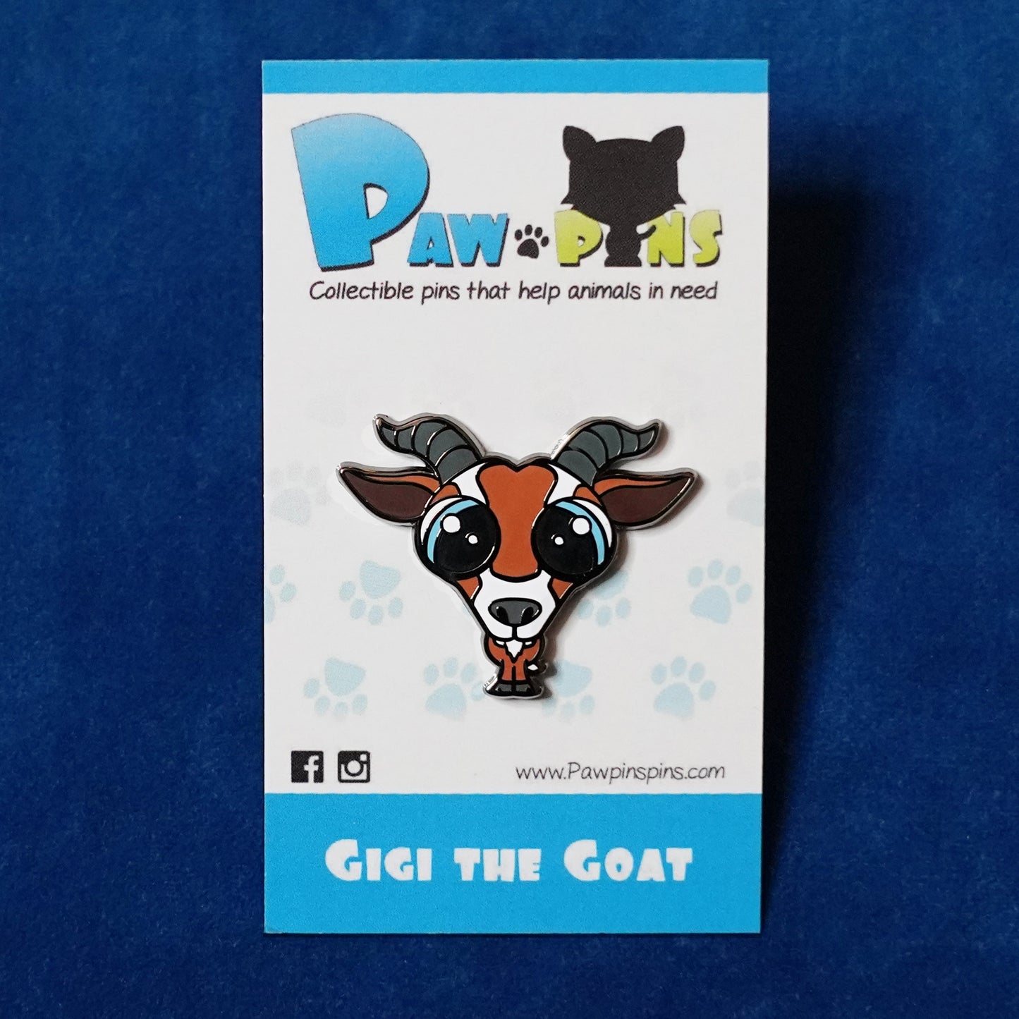Gigi the Goat - Hard Enamel Pin