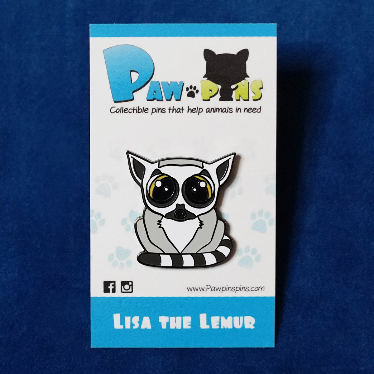 Lisa the Lemur - Hard Enamel Pin