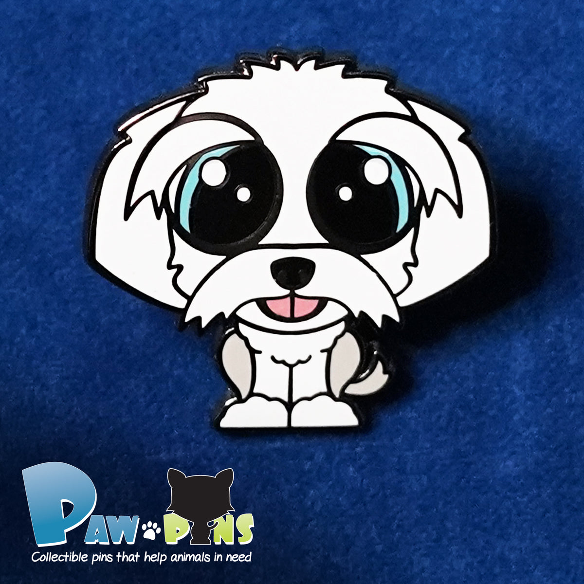 Sam the Maltese - Hard Enamel Pin