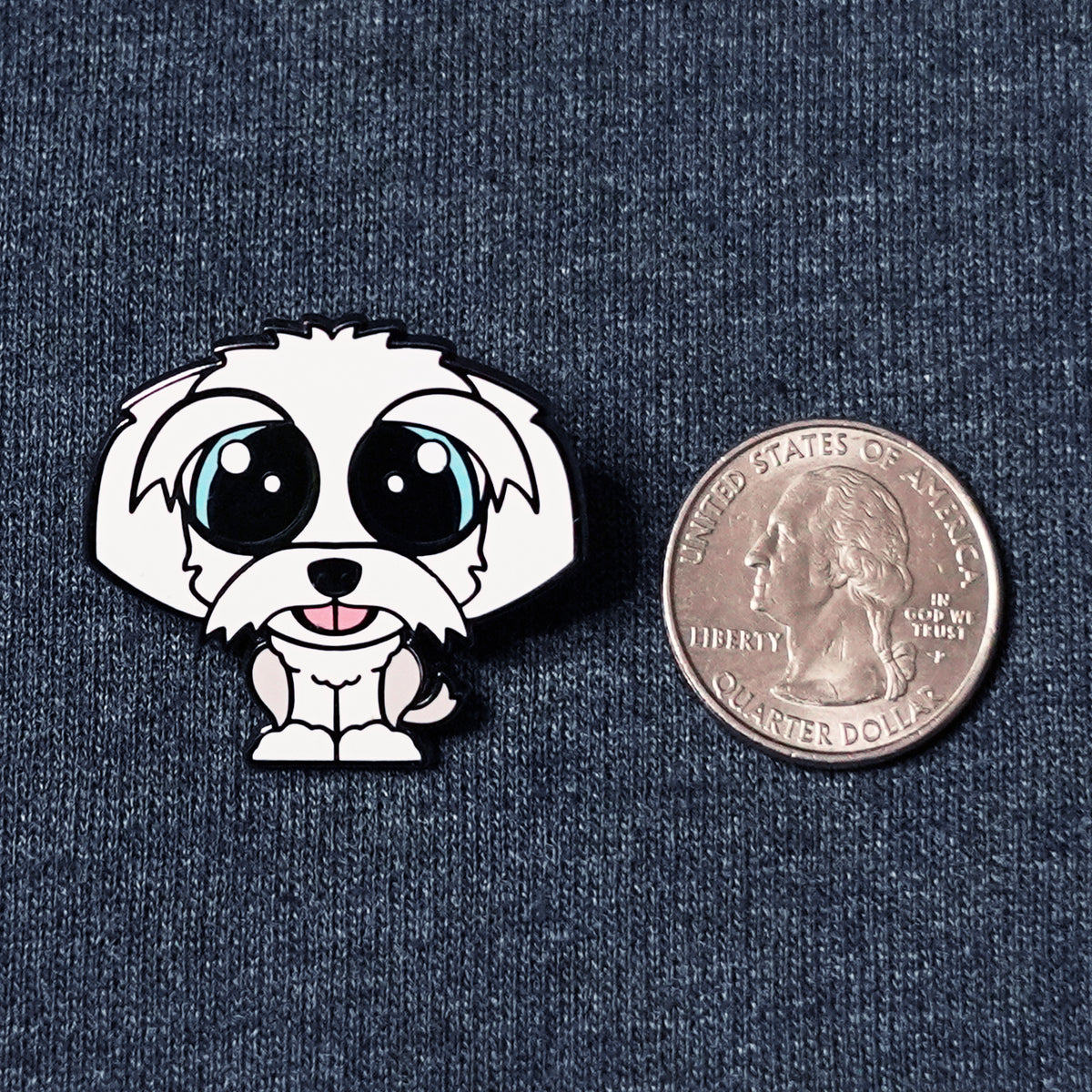 Sam the Maltese - Hard Enamel Pin