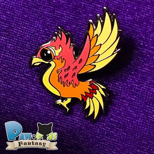 Emberly the Phoenix - Hard Enamel Pin