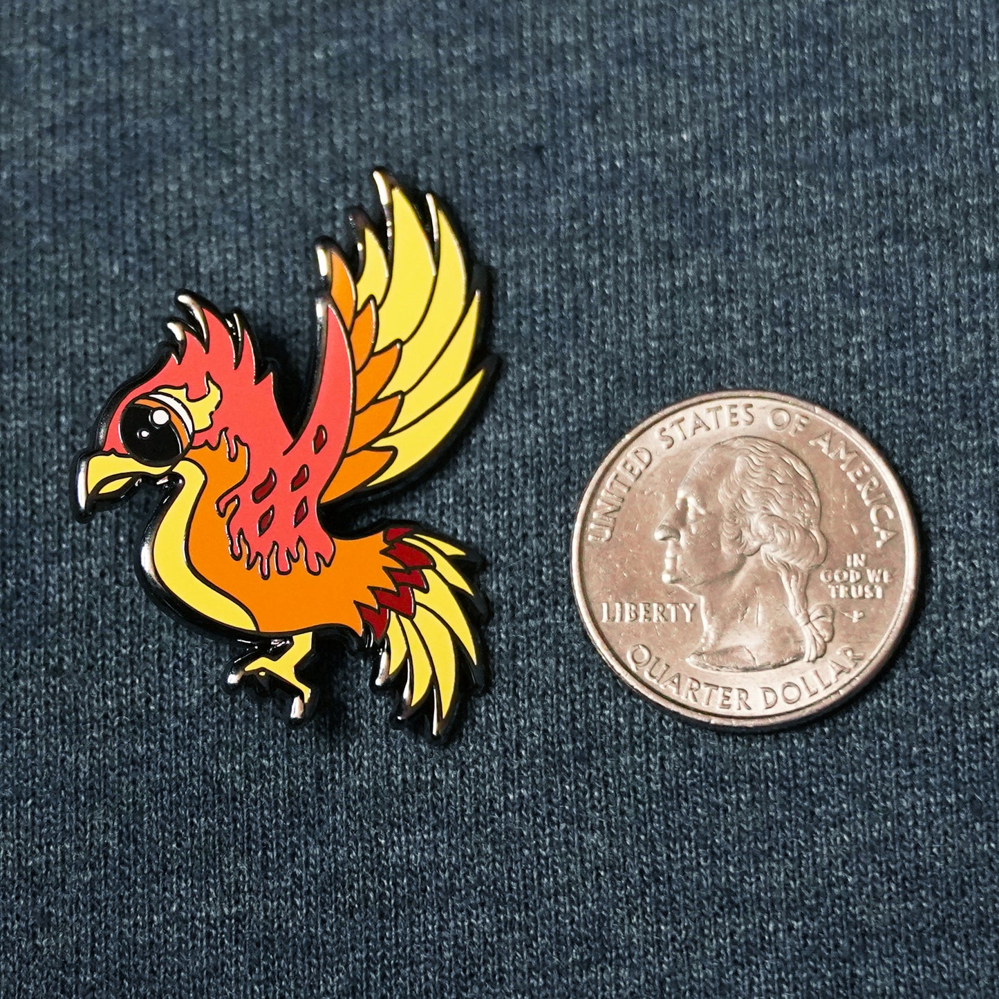 Emberly the Phoenix - Hard Enamel Pin