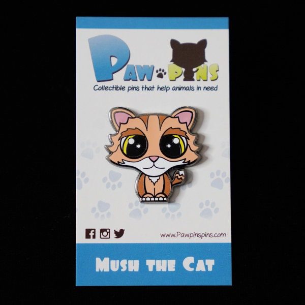 Mush the Cat - Hard Enamel Pin