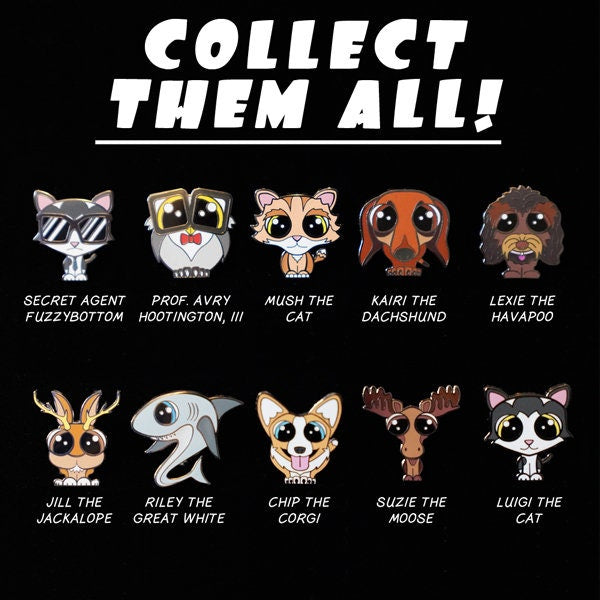 Mush the Cat - Hard Enamel Pin