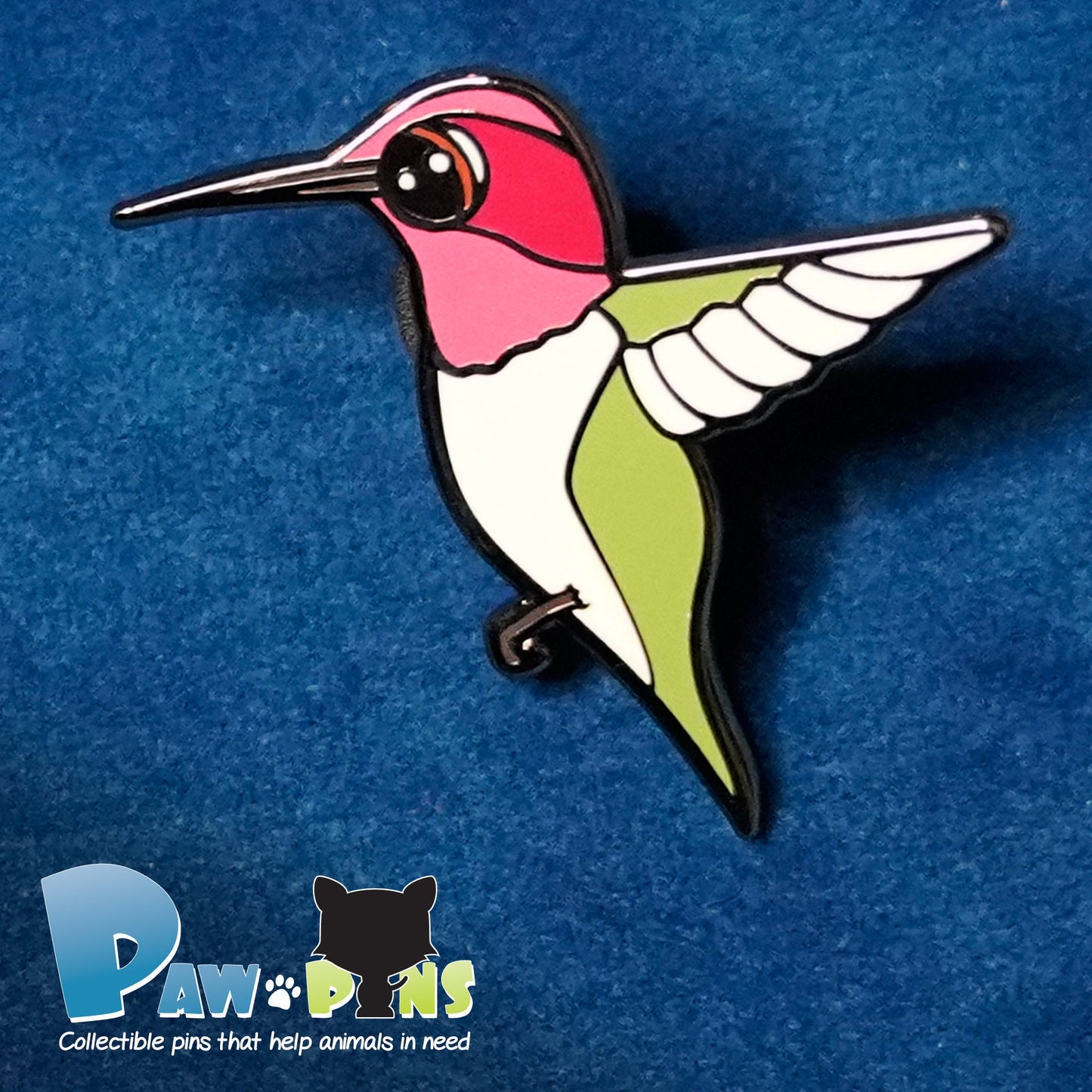 Zipper the Hummingbird - Hard Enamel Pin