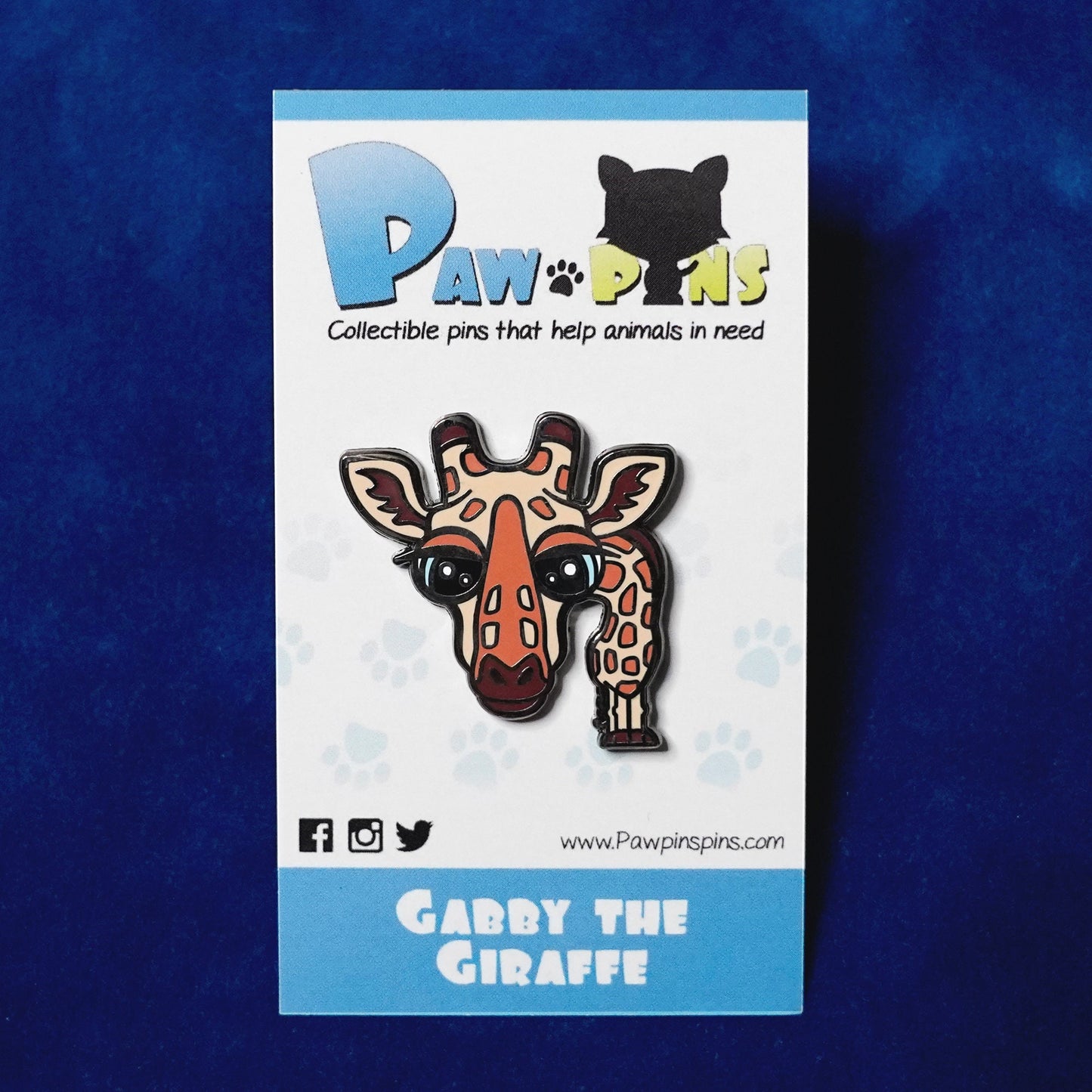 Gabby the Giraffe - Hard Enamel Pin